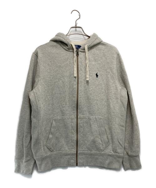 POLO RALPH LAUREN（ポロ・ラルフローレン）POLO RALPH LAUREN (ポロ・ラルフローレン) ジップパーカー グレー サイズ:Lの古着・服飾アイテム