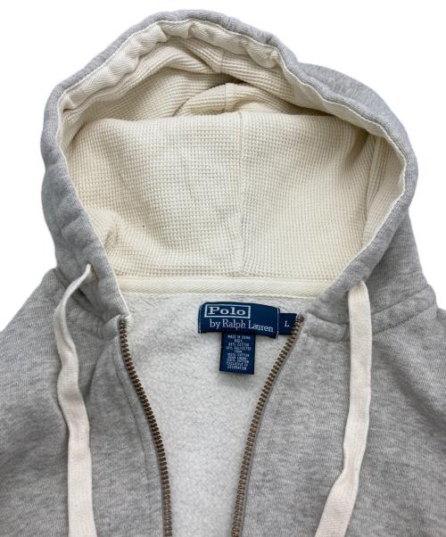 POLO RALPH LAUREN（ポロ・ラルフローレン）POLO RALPH LAUREN (ポロ・ラルフローレン) ジップパーカー グレー サイズ:Lの古着・服飾アイテム