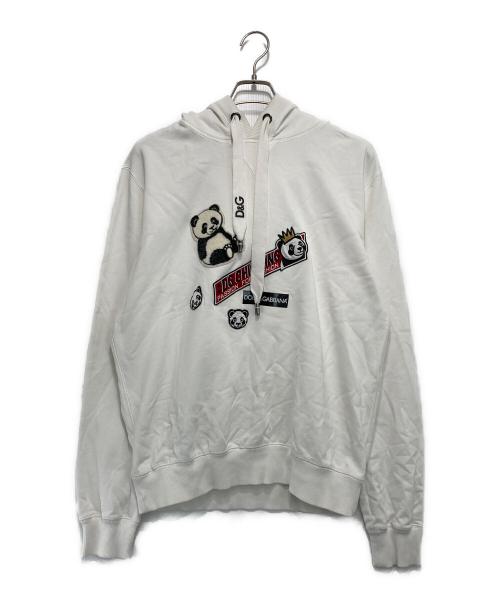 DOLCE & GABBANA（ドルチェ＆ガッバーナ）DOLCE & GABBANA (ドルチェ＆ガッバーナ) パンダパーカー ホワイト サイズ:54の古着・服飾アイテム