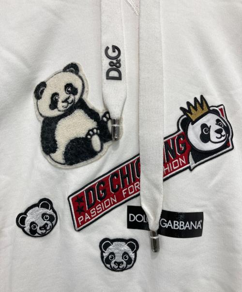 DOLCE & GABBANA（ドルチェ＆ガッバーナ）DOLCE & GABBANA (ドルチェ＆ガッバーナ) パンダパーカー ホワイト サイズ:54の古着・服飾アイテム