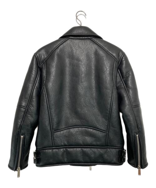 DSQUARED2（ディースクエアード）DSQUARED2 (ディースクエアード) ライダースジャケット ブラック サイズ:50の古着・服飾アイテム