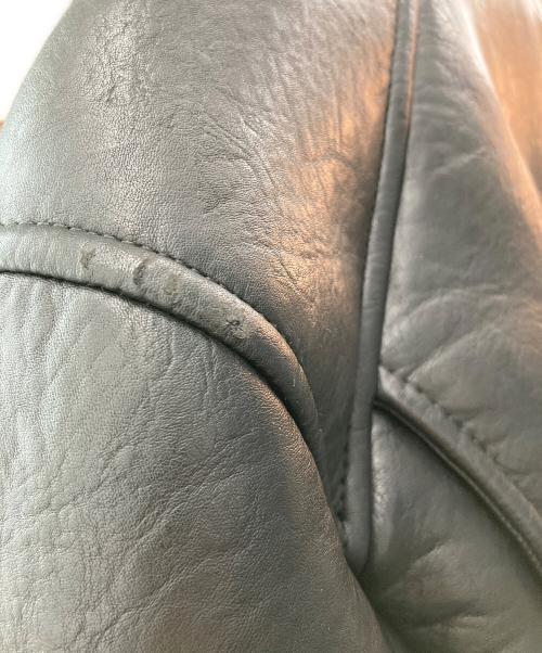 DSQUARED2（ディースクエアード）DSQUARED2 (ディースクエアード) ライダースジャケット ブラック サイズ:50の古着・服飾アイテム