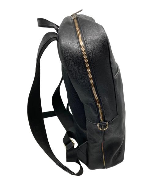 PAUL SMITH（ポールスミス）Paul Smith (ポールスミス) レザーリュック ブラックの古着・服飾アイテム