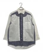 J.W.ANDERSONジェイダブリューアンダーソン）の古着「切替シャツ」｜ホワイト