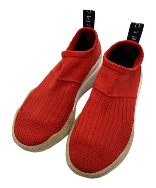 STELLA McCARTNEY（ステラマッカートニー）STELLA McCARTNEY (ステラマッカートニー) ソックススニーカー レッド サイズ:35の古着・服飾アイテム