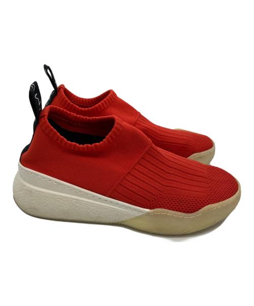 STELLA McCARTNEY（ステラマッカートニー）STELLA McCARTNEY (ステラマッカートニー) ソックススニーカー レッド サイズ:35の古着・服飾アイテム