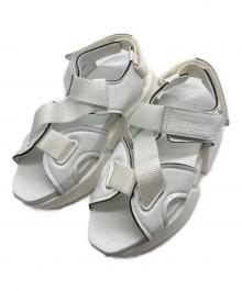 MM6 Maison Margiela（エムエムシックスメゾンマルジェラ）の古着「プラットフォームサンダル」｜ホワイト