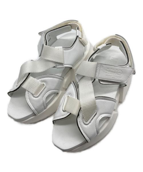 MM6 Maison Margiela（エムエムシックスメゾンマルジェラ）MM6 Maison Margiela (エムエムシックスメゾンマルジェラ) プラットフォームサンダル ホワイト サイズ:35の古着・服飾アイテム