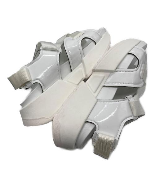 MM6 Maison Margiela（エムエムシックスメゾンマルジェラ）MM6 Maison Margiela (エムエムシックスメゾンマルジェラ) プラットフォームサンダル ホワイト サイズ:35の古着・服飾アイテム