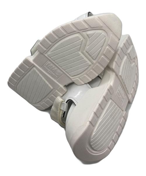 MM6 Maison Margiela（エムエムシックスメゾンマルジェラ）MM6 Maison Margiela (エムエムシックスメゾンマルジェラ) プラットフォームサンダル ホワイト サイズ:35の古着・服飾アイテム