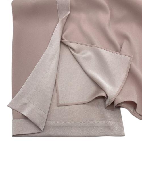 BACCA（バッカ）BACCA (バッカ) ジョーゼットサテン リボンラップスカート ピンク サイズ:34の古着・服飾アイテム