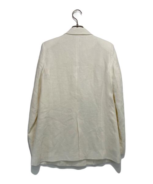 anuans（アニュアンス）anuans (アニュアンス) リネンダブルジャケット ホワイト サイズ:Fの古着・服飾アイテム