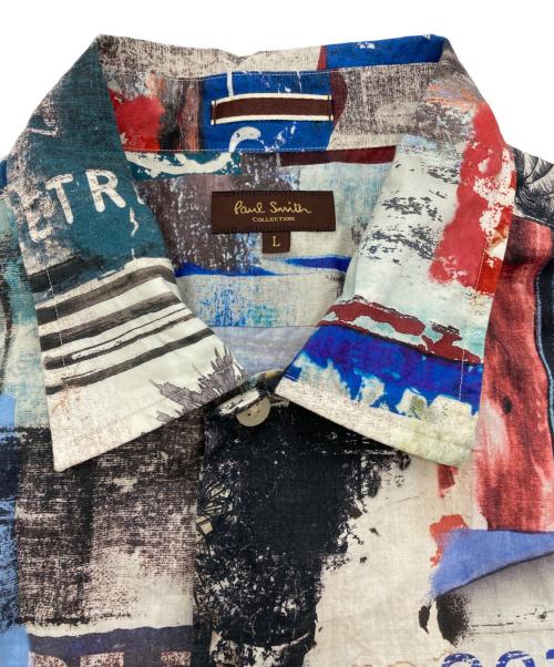 PAUL SMITH（ポールスミス）Paul Smith (ポールスミス) 総柄半袖シャツ マルチカラー サイズ:ｌの古着・服飾アイテム