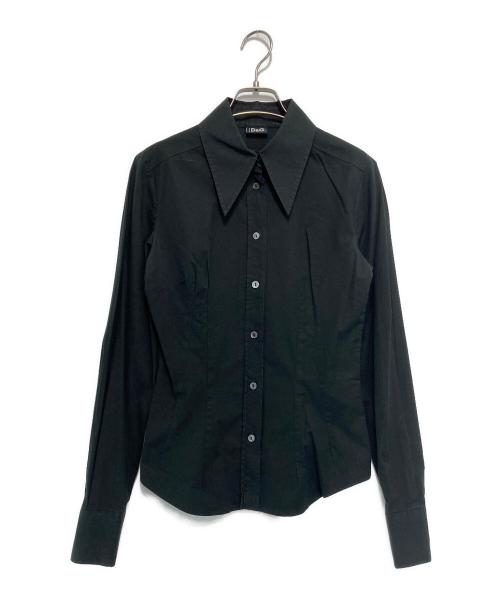 D&G（ディーアンドジー）D&G (ディーアンドジー) ビックカラーシャツ ブラック サイズ:-の古着・服飾アイテム