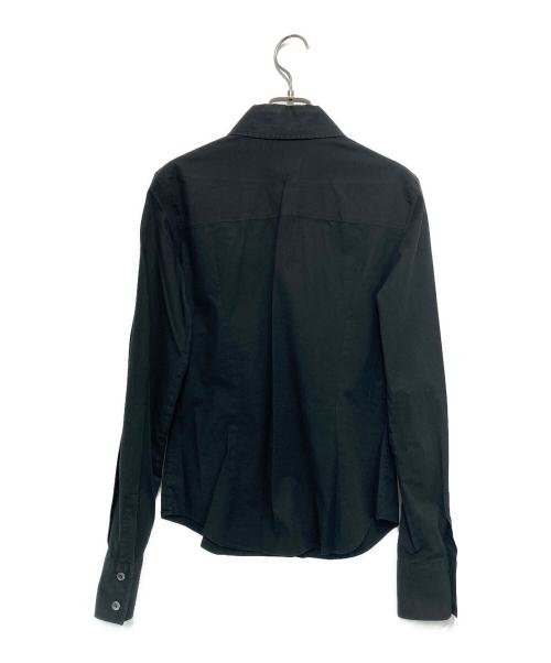 D&G（ディーアンドジー）D&G (ディーアンドジー) ビックカラーシャツ ブラック サイズ:-の古着・服飾アイテム