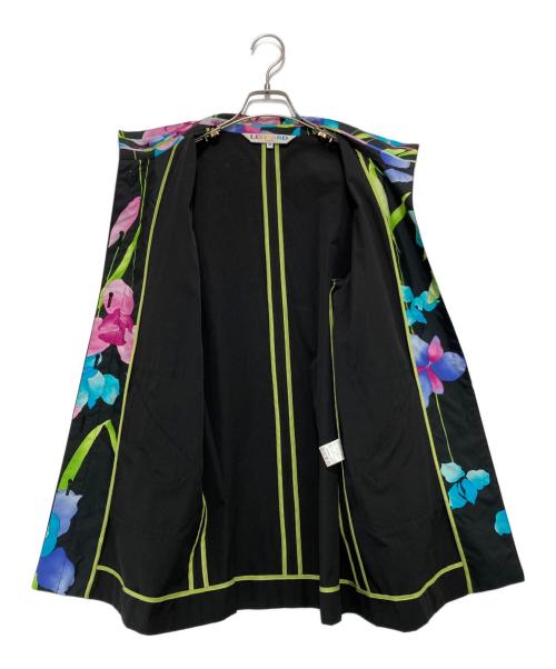 LEONARD SPORT（レオナール スポーツ）LEONARD SPORT (レオナール スポーツ) プリントナイロンコート ブラック サイズ:40の古着・服飾アイテム