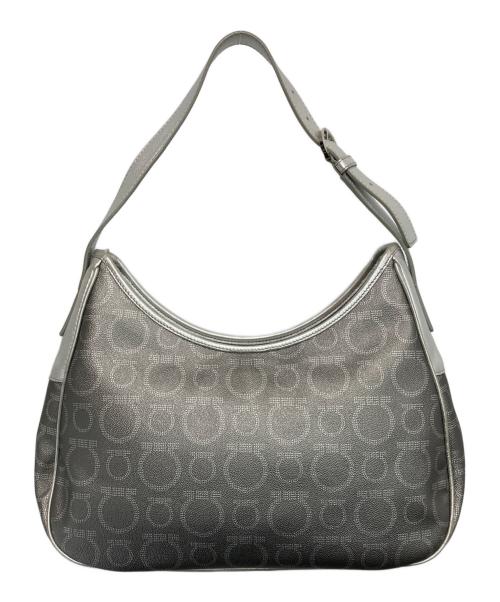 Salvatore Ferragamo（サルヴァトーレ フェラガモ）Salvatore Ferragamo (サルヴァトーレ フェラガモ) ワンショルダーバッグ シルバーの古着・服飾アイテム