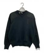 N.HOOLYWOODエヌ ハリウッド）の古着「Vネックコマンダーニット」｜ブラック