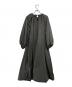 yori (ヨリ) バックリボンギャザーワンピース グレー サイズ:F：8000円