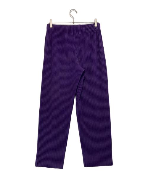 HOMME PLISSE ISSEY MIYAKE（オム プリッセ イッセイ ミヤケ）HOMME PLISSE ISSEY MIYAKE (オムプリッセ イッセイ ミヤケ) プリーツパンツ パープル サイズ:2の古着・服飾アイテム