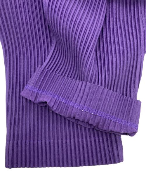 HOMME PLISSE ISSEY MIYAKE（オム プリッセ イッセイ ミヤケ）HOMME PLISSE ISSEY MIYAKE (オムプリッセ イッセイ ミヤケ) プリーツパンツ パープル サイズ:2の古着・服飾アイテム
