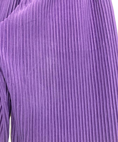 HOMME PLISSE ISSEY MIYAKE（オム プリッセ イッセイ ミヤケ）HOMME PLISSE ISSEY MIYAKE (オムプリッセ イッセイ ミヤケ) プリーツパンツ パープル サイズ:2の古着・服飾アイテム