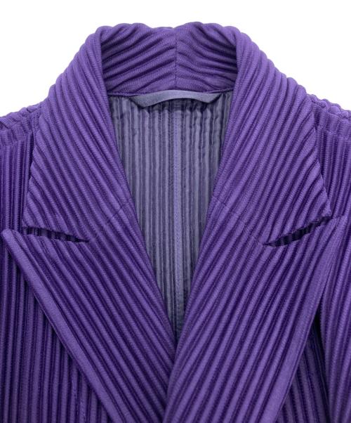 HOMME PLISSE ISSEY MIYAKE（オム プリッセ イッセイ ミヤケ）HOMME PLISSE ISSEY MIYAKE (オムプリッセ イッセイ ミヤケ) PLEATS TAILORED パープル サイズ:2の古着・服飾アイテム