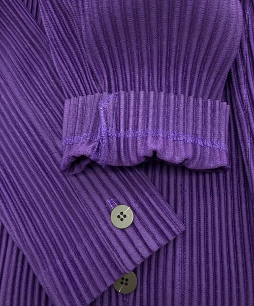 HOMME PLISSE ISSEY MIYAKE（オム プリッセ イッセイ ミヤケ）HOMME PLISSE ISSEY MIYAKE (オムプリッセ イッセイ ミヤケ) PLEATS TAILORED パープル サイズ:2の古着・服飾アイテム