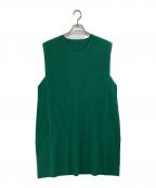 HOMME PLISSE ISSEY MIYAKEオム プリッセ イッセイ ミヤケ）の古着「プリーツベスト」｜グリーン