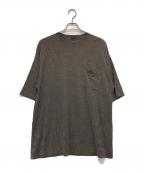 COMOLIコモリ）の古着「サマーウール天竺Tシャツ」｜ブラック