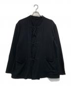 COMOLIコモリ）の古着「シルクネップビエラ ジャケット」｜ブラック