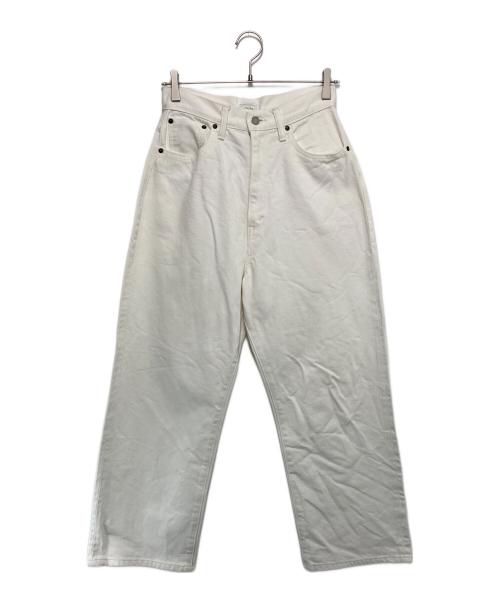 CIOTA（シオタ）CIOTA (シオタ) スビンコットン 13.5oz ワイドデニムパンツ ホワイト サイズ:28の古着・服飾アイテム