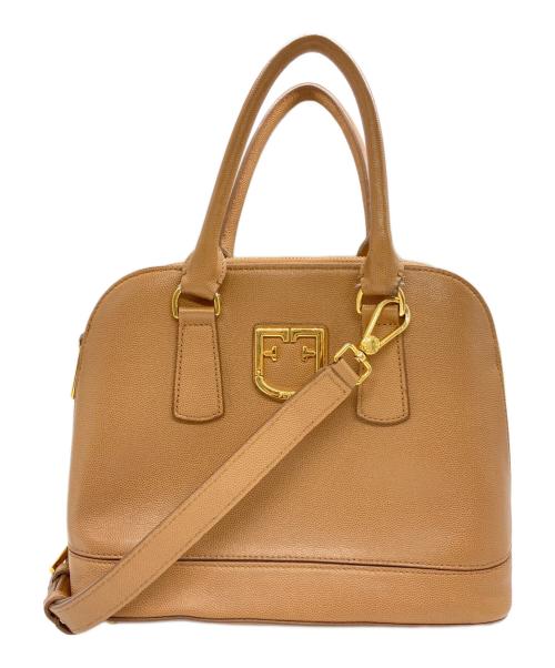FURLA（フルラ）FURLA (フルラ) ファンタスティカSドーム 2WAYバッグ ベージュの古着・服飾アイテム