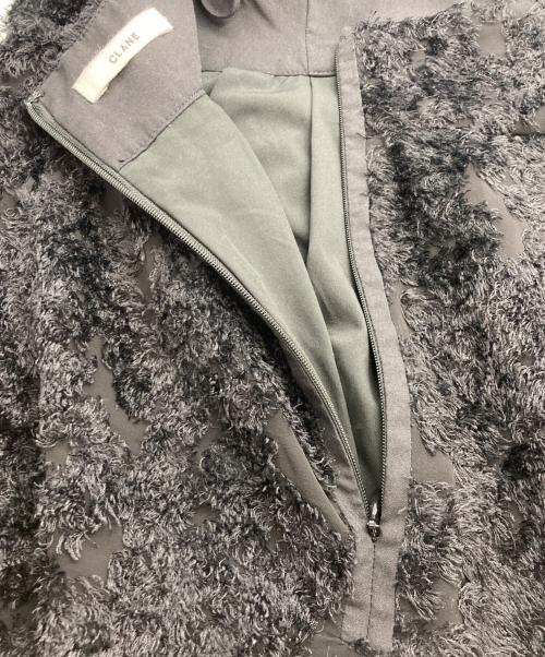 CLANE（クラネ）CLANE (クラネ) フリンジ キャミソール オールインワン ブラック サイズ:１の古着・服飾アイテム