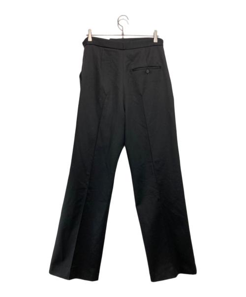 MUGLER（ミュグレー）Mugler (ミュグレー) H&M (エイチアンドエム) タックパンツ ブラック サイズ:34の古着・服飾アイテム