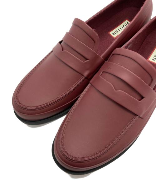 HUNTER（ハンター）HUNTER (ハンター) レインローファー ボルドー サイズ:27.5の古着・服飾アイテム