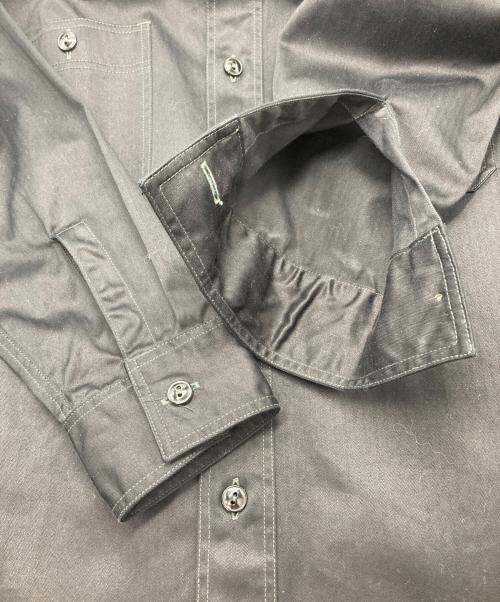 BUZZ RICKSON'S（バズリクソンズ）BUZZ RICKSON'S (バズリクソンズ) ヘリンボーンワークシャツ ブラック サイズ:Mの古着・服飾アイテム