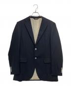 Paul Stuartポールスチュアート）の古着「メタル釦ブレザー ホップサックジャケット」｜ネイビー