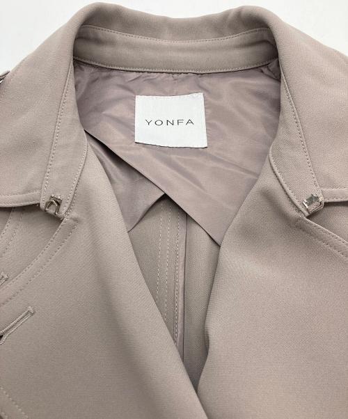 YONFA（ヨンファ）YONFA (ヨンファ) トレンチコート カーキ サイズ:Sの古着・服飾アイテム