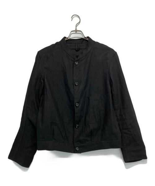 SCYE（サイ）SCYE (サイ) リネンワークジャケット ブラック サイズ:36の古着・服飾アイテム
