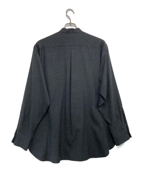 MARKAWARE（マーカウェア）MARKAWARE (マーカウェア) COMFORT FIT BANDCOLLAR SHIRT グレー サイズ:1の古着・服飾アイテム