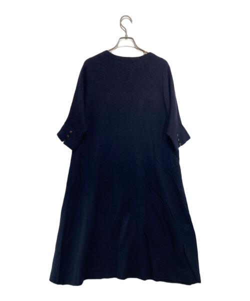 evam eva（エヴァムエヴァ）evam eva (エヴァムエヴァ) ニットワンピース ネイビー サイズ:-の古着・服飾アイテム