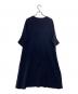 evam eva (エヴァムエヴァ) ニットワンピース ネイビー サイズ:-：6000円