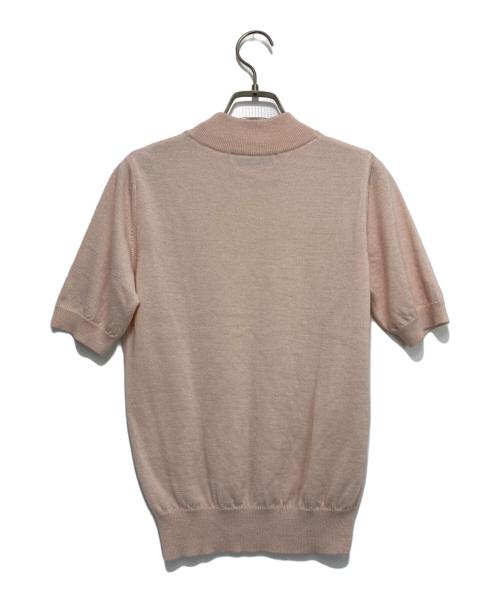 BluBre（ブルブレ）BluBre (ブルブレ) 半袖ニット ピンク サイズ:XSの古着・服飾アイテム