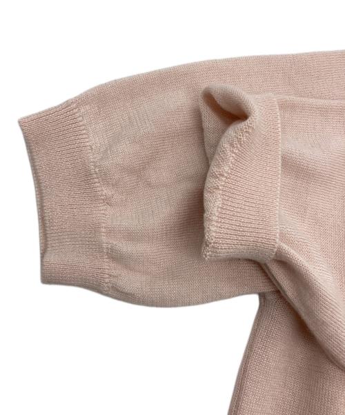 BluBre（ブルブレ）BluBre (ブルブレ) 半袖ニット ピンク サイズ:XSの古着・服飾アイテム