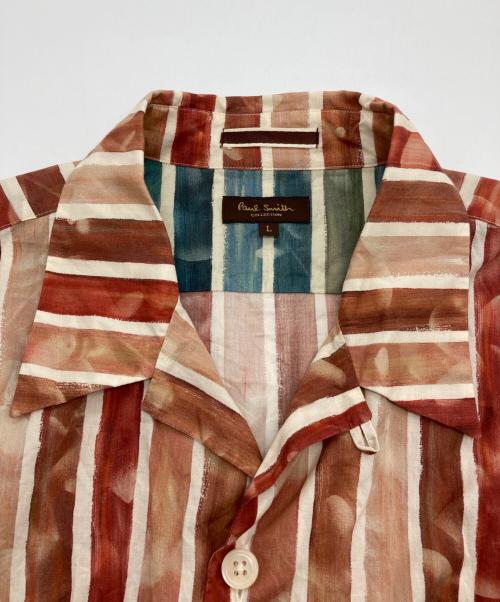 PAUL SMITH（ポールスミス）Paul Smith (ポールスミス) 柄シャツ レッド サイズ:Lの古着・服飾アイテム