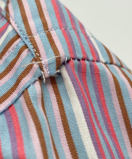 ETRO（エトロ）ETRO (エトロ) ボタンダウンシャツ レッド サイズ:42の古着・服飾アイテム