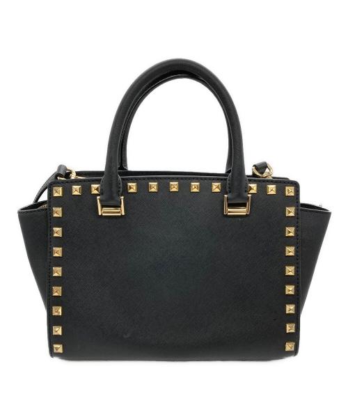 MICHAEL KORS（マイケル・コース）MICHAEL KORS (マイケルコース) SELMA 2WAYバッグ ブラックの古着・服飾アイテム