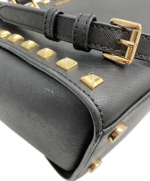 MICHAEL KORS（マイケル・コース）MICHAEL KORS (マイケルコース) SELMA 2WAYバッグ ブラックの古着・服飾アイテム