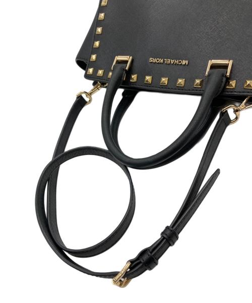 MICHAEL KORS（マイケル・コース）MICHAEL KORS (マイケルコース) SELMA 2WAYバッグ ブラックの古着・服飾アイテム